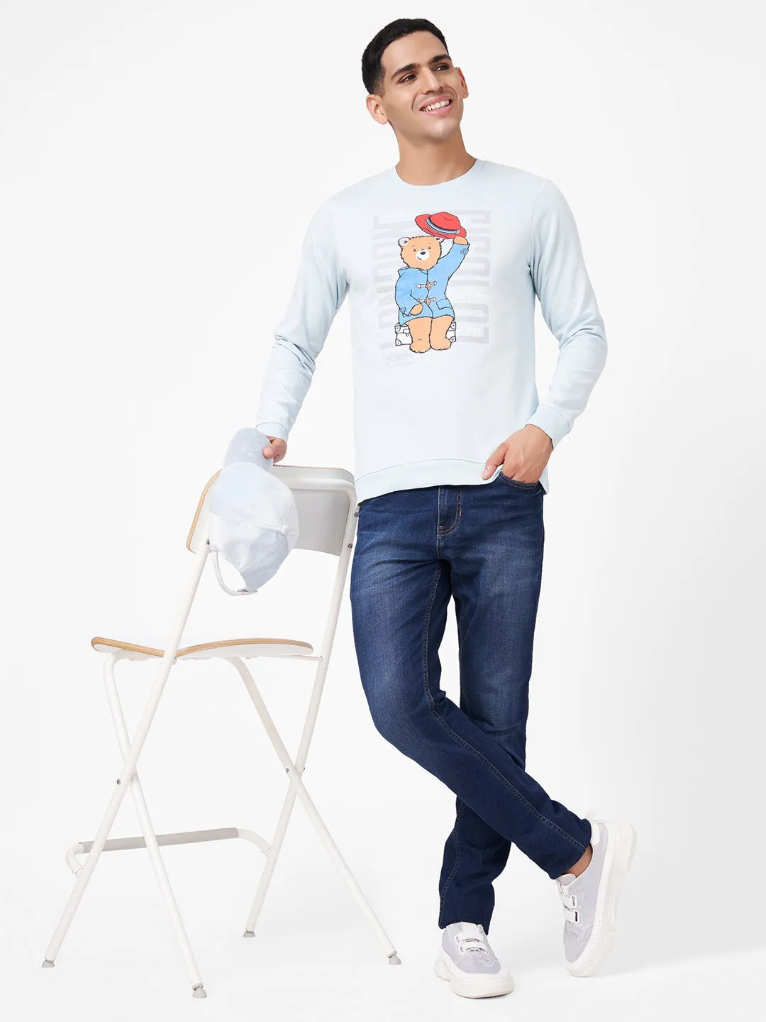 100% Cotton Printed Full Sleeve Sweatshirt