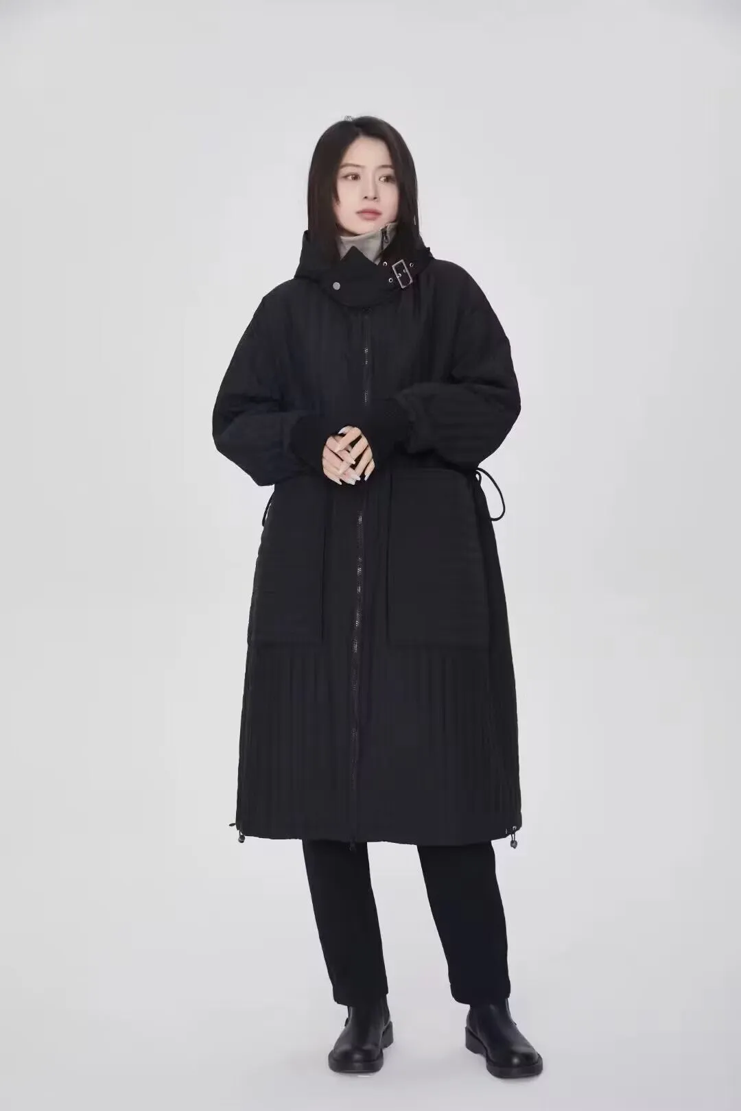 A-Line Women Winter Puffer Coat,Warm Thick 90% Duck Down Coat /1003