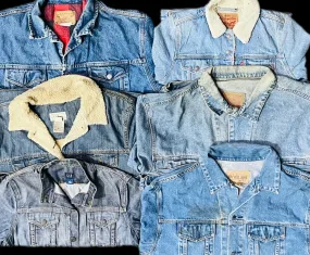 Branded denim jackets 14 pcs