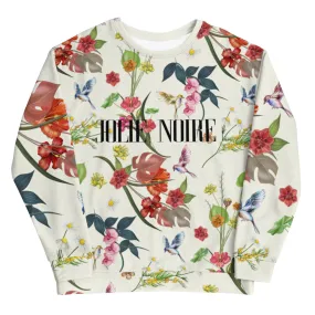 Floral Sweatshirt- Ivory