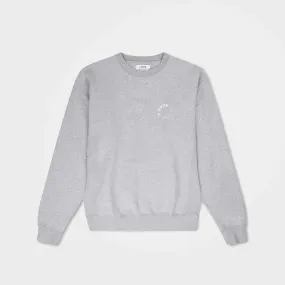 Heather Grey Organic Cotton Sweatshirt by 7Days Active