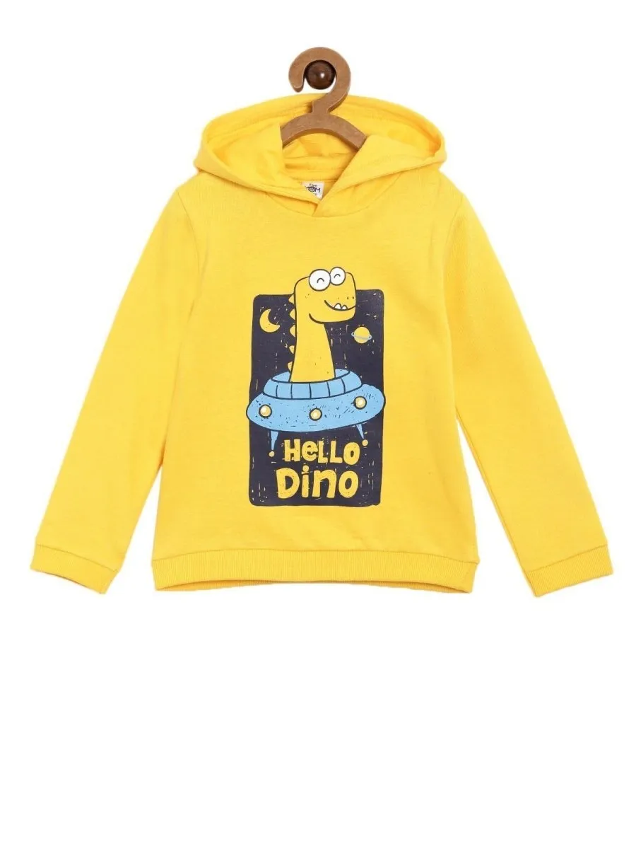 Hello Dino Hooded Sweatshirt