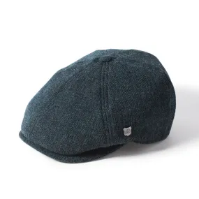 Hudson Wool Baker Boy Cap - Petrol by Failsworth