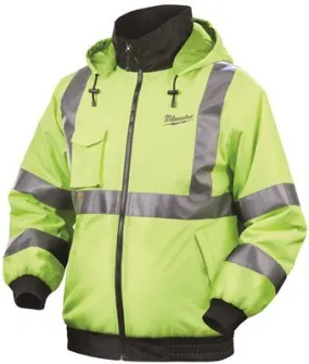 Milwaukee M12 Cordless High Visibility Heated Jacket With One Battery X-Large