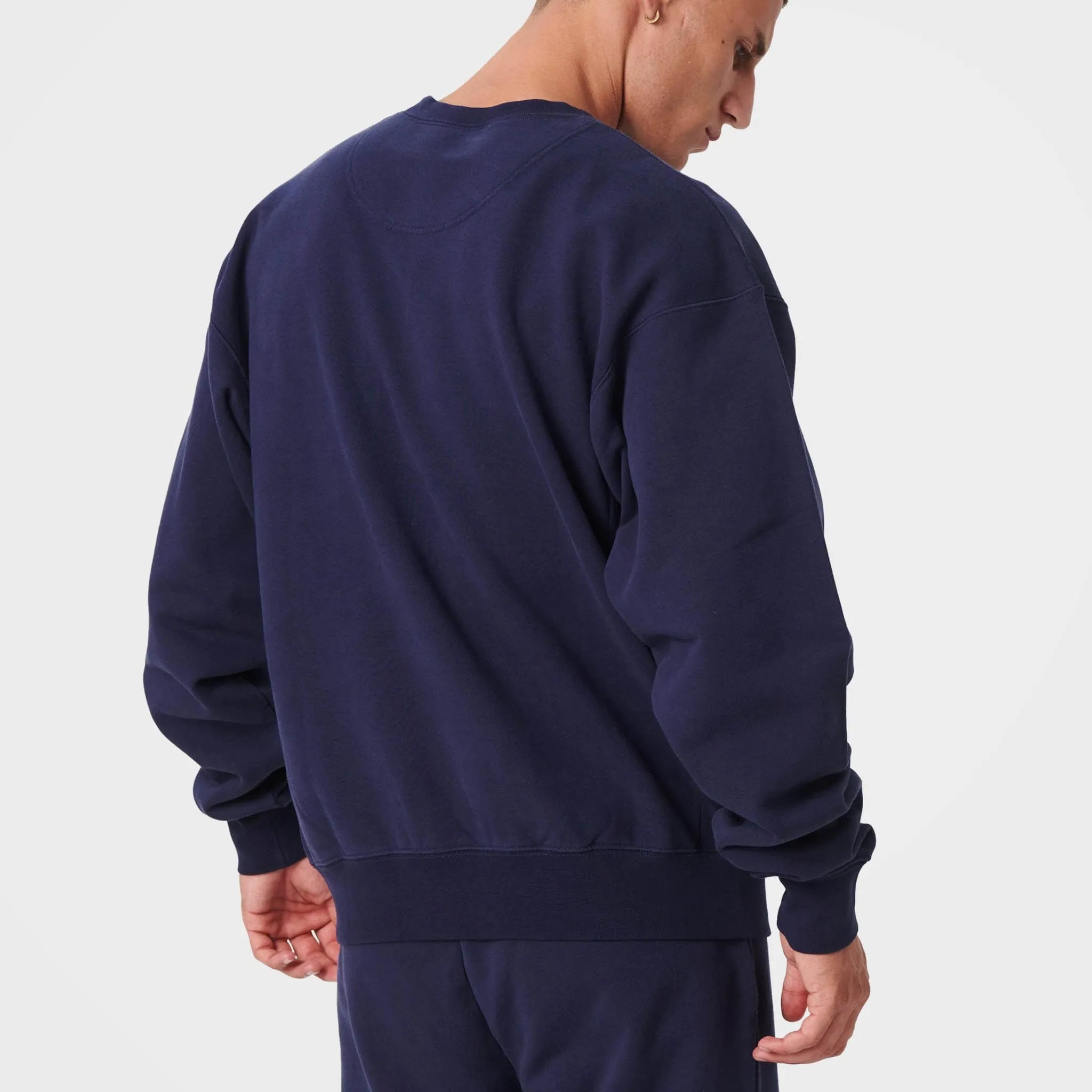 Navy Organic Cotton Sweatshirt by 7Days Active