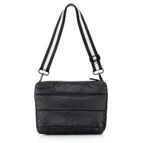 Puffer Purse in Shimmer Black