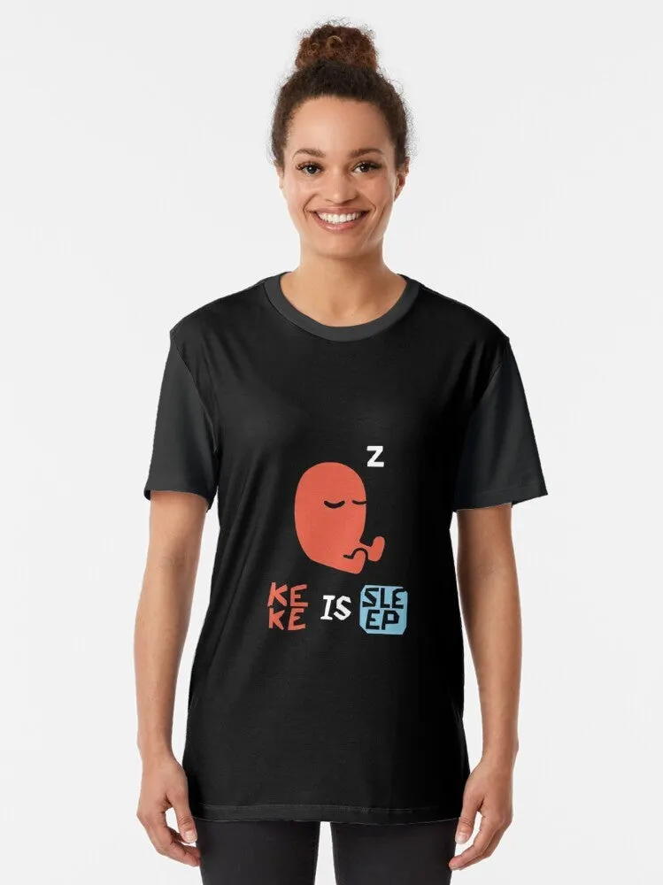 "Keke Is Sleep" Graphic T-Shirt - Baba Is You Puzzle Game