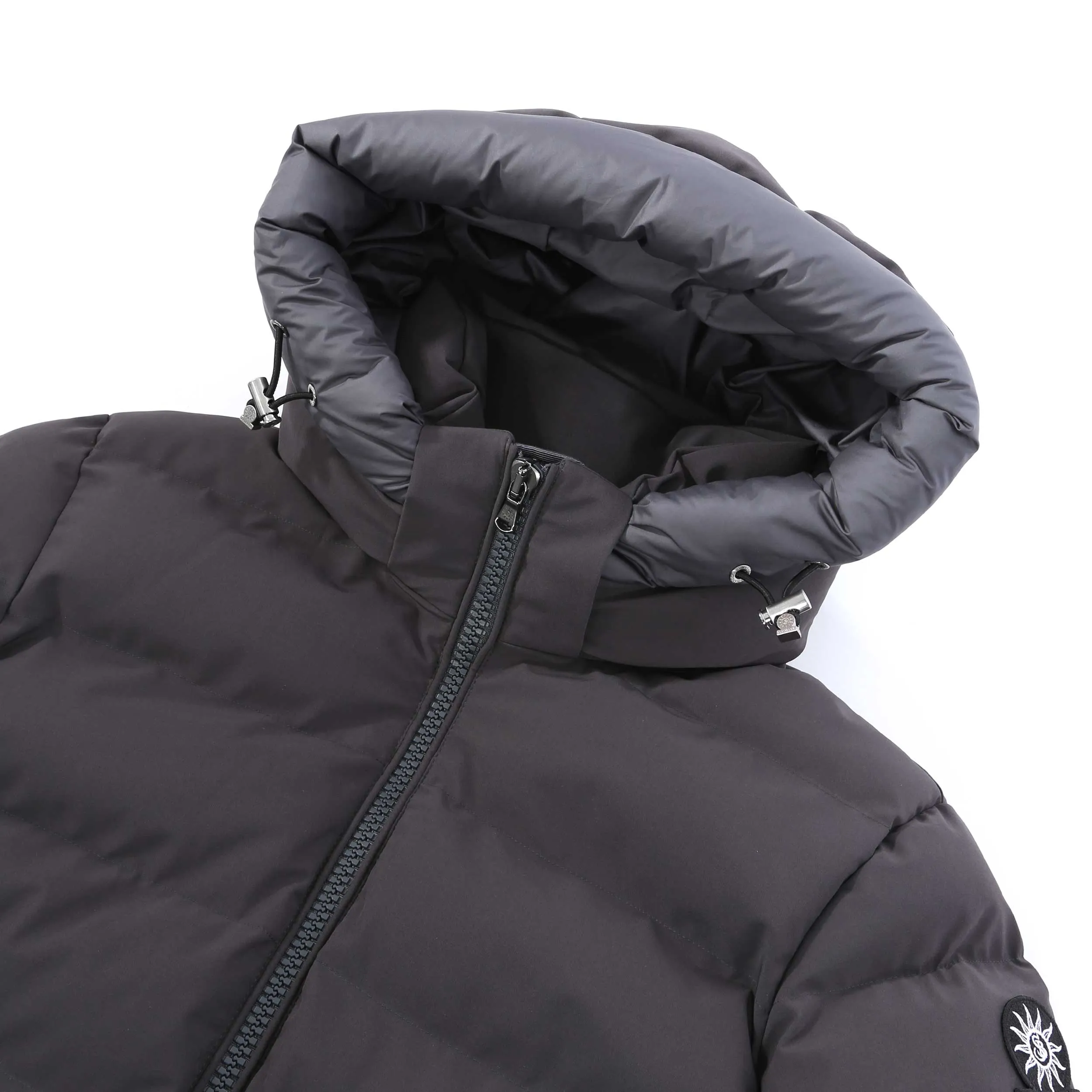 Sandbanks Banks Puffer Jacket in Charcoal