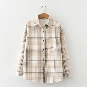 Serenity Fleece-Lined Plaid Shacket