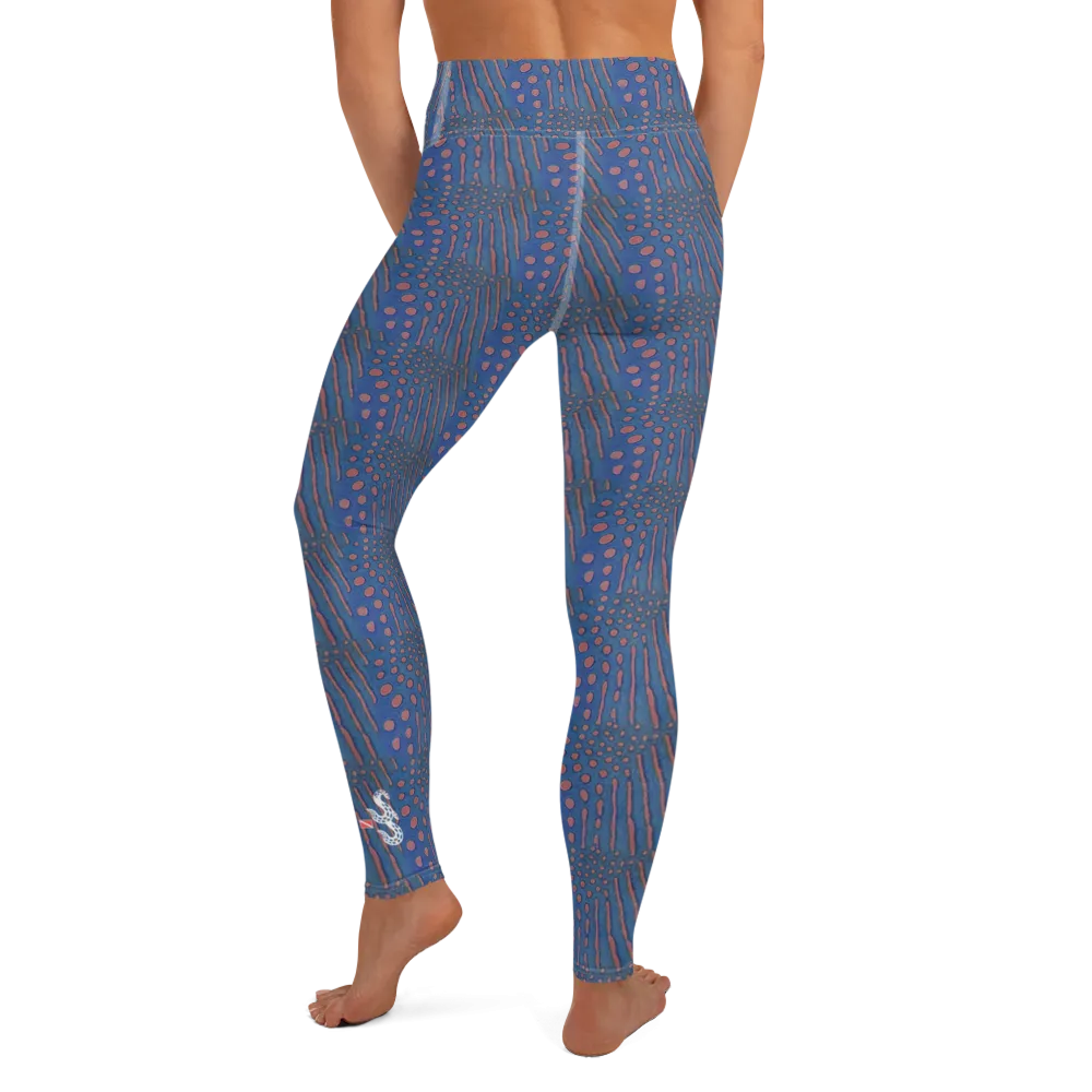 Sunrise Puffer Leggings - High Waist (Warehouse)