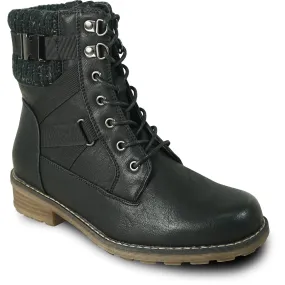 VANGELO Waterproof Women Boot HF0615 Ankle Casual Boot Black