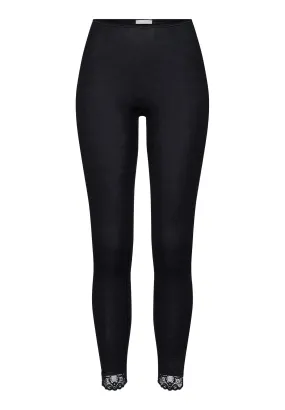 Woolen Lace Leggings | Black 70910-019