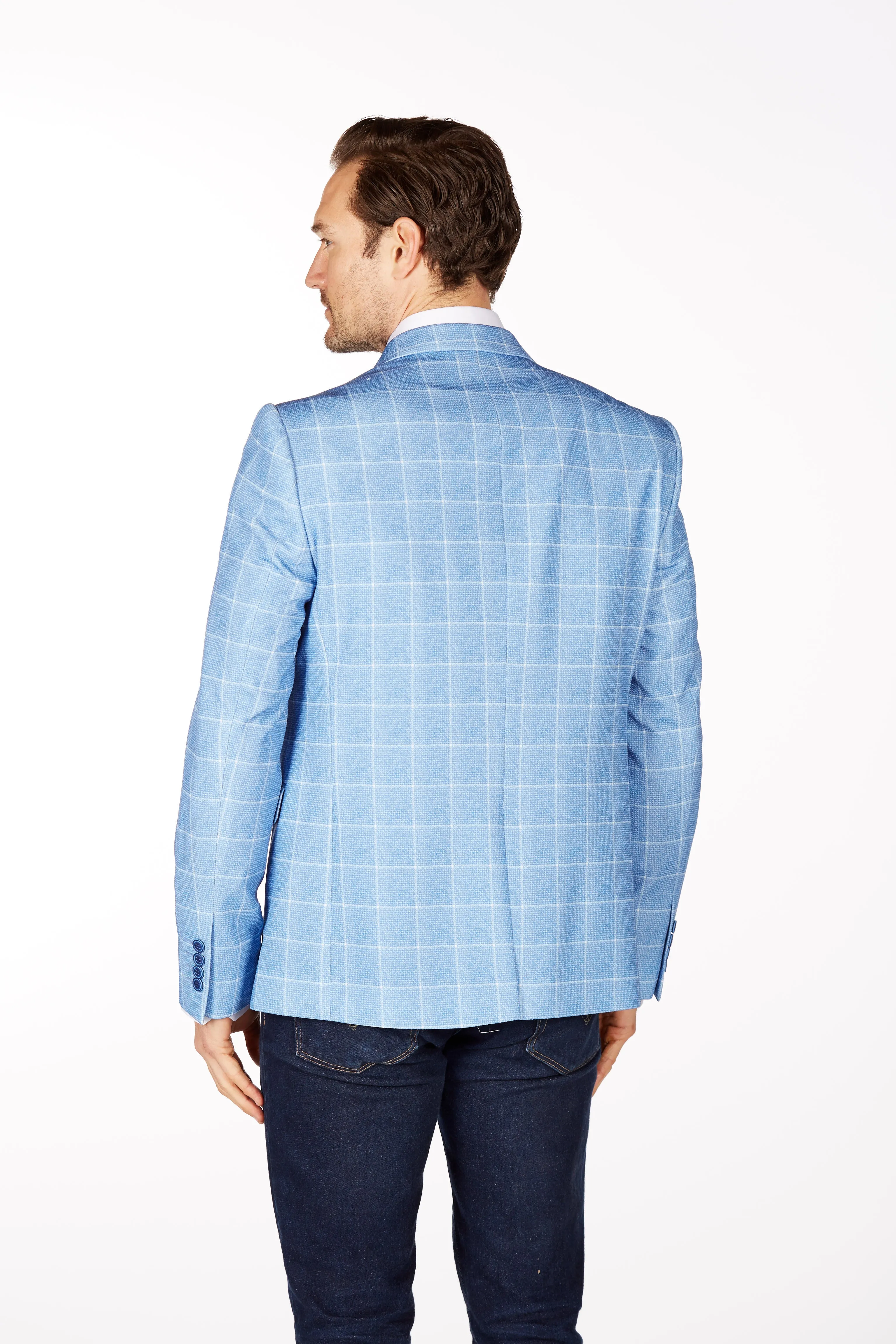 Wrinkle-Resistant Blazer - Slim Fit - BB Blue