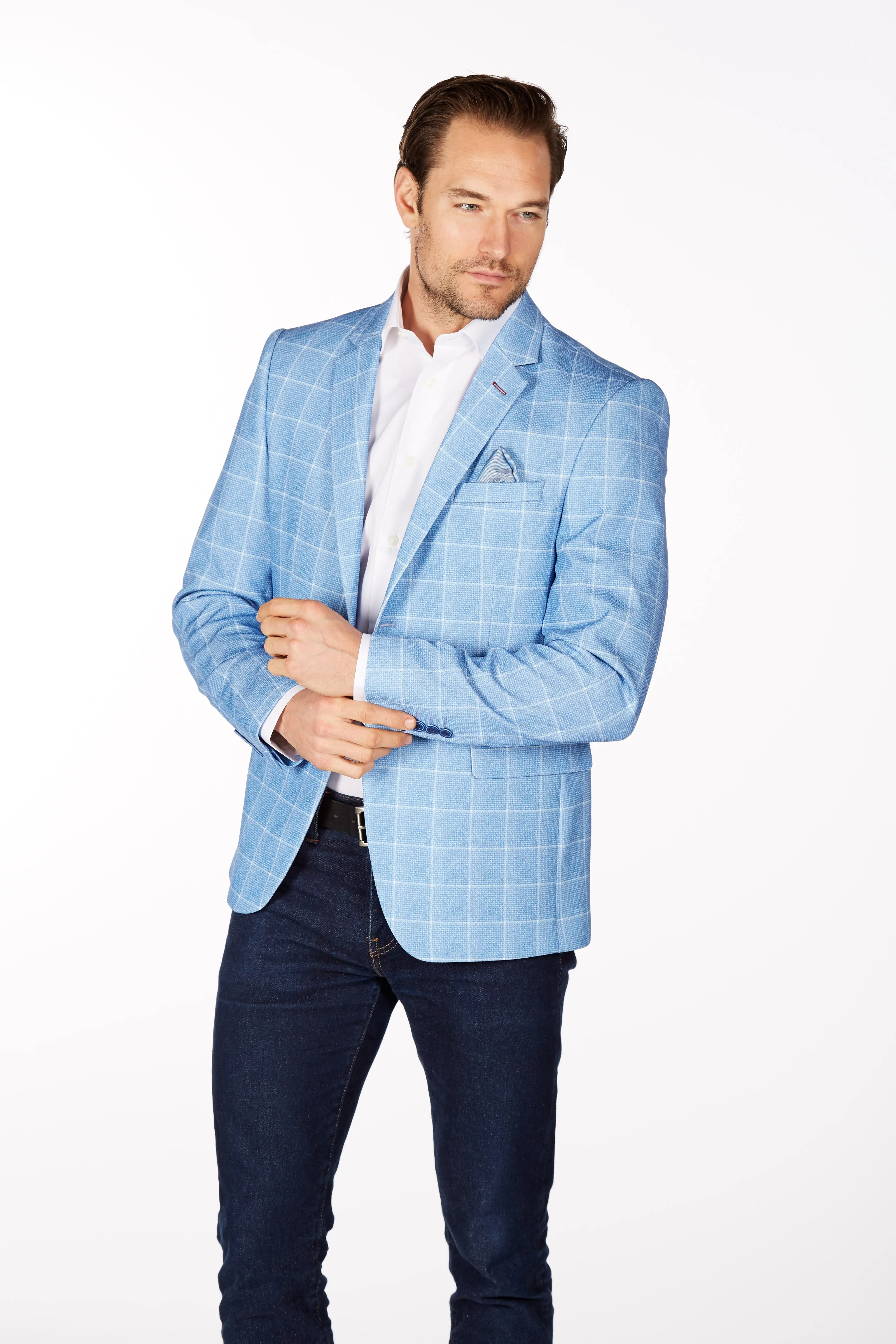 Wrinkle-Resistant Blazer - Slim Fit - BB Blue